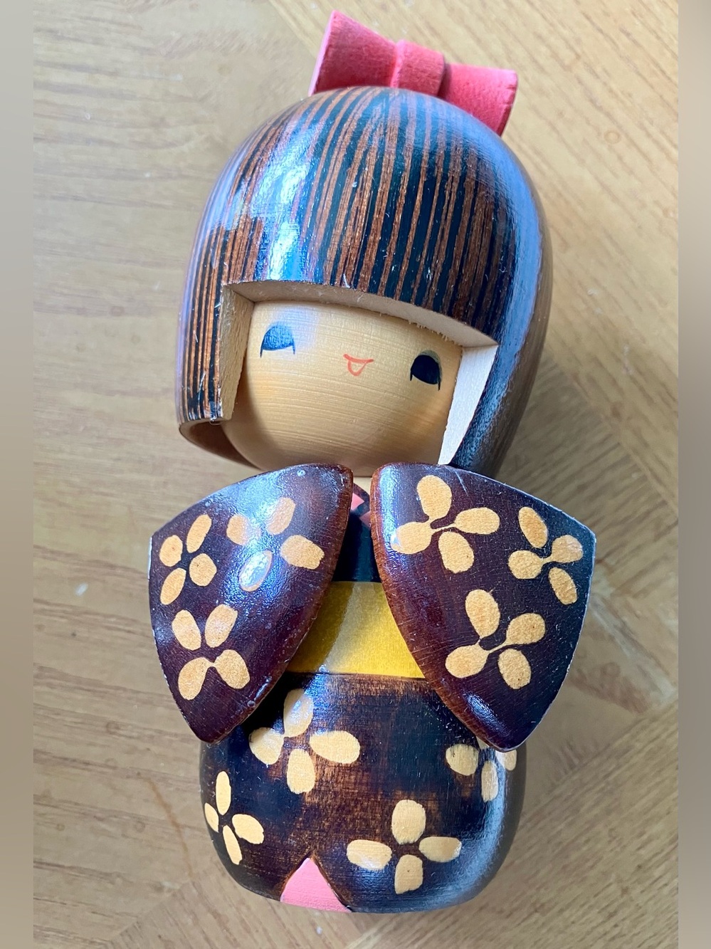 Vintage Japanese Sosaku (Creative) Kokeshi doll. 5.5 Inches, Signed, Collector’s